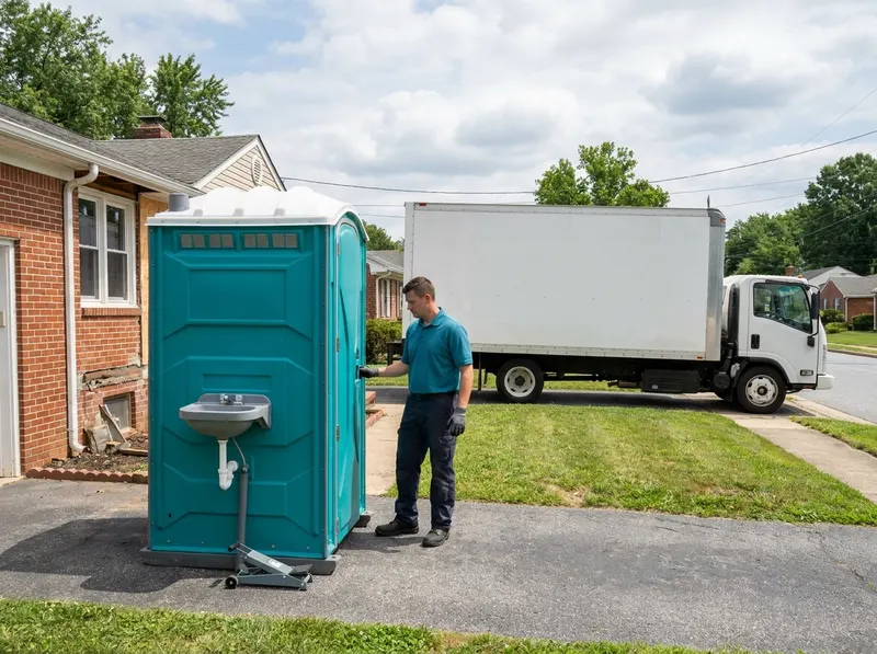 Flushable Portable Toilets with Sinks in Rosedale, MD